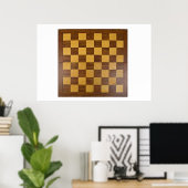 chessboarden poster (Thuiskantoor)