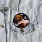 Chessie Pets met doel Ronde Button 7,6 Cm (In situ)