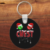 Chest Nuts Christmas Matching Couple Chestnuts 1 Sleutelhanger (Voorkant)