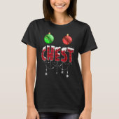 Chest Nuts Christmas Matching Couple Chestnuts 1 T-shirt (Voorkant)