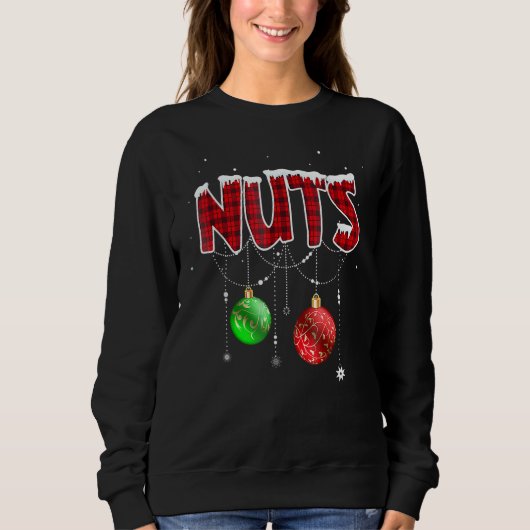 Chest Nuts Christmas Matching Couple Chestnuts 2 Trui (Voorkant)