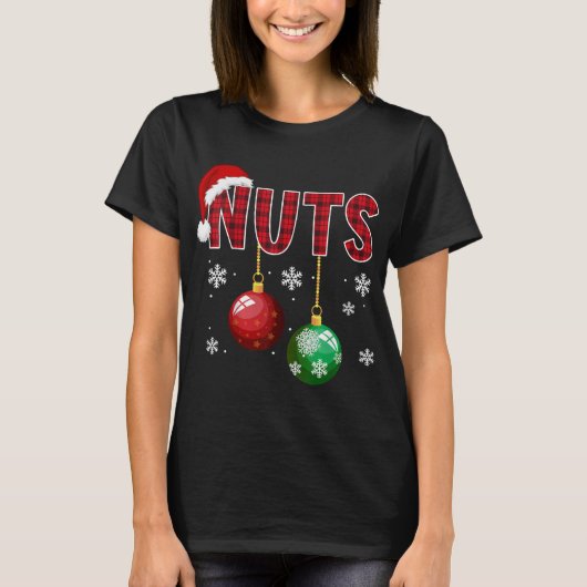 Chest Nuts Funny Matching Chestnuts T-shirt (Voorkant)