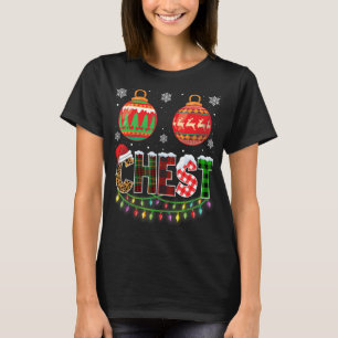 Chest Nuts kerstShirt Funny Matching Couple C T-shirt