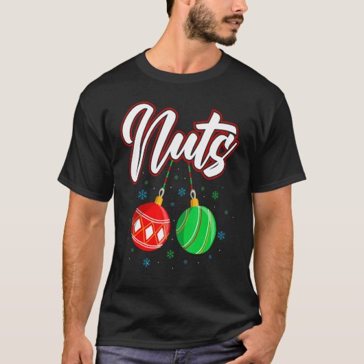 Chest Nuts kerstt Shirt Funny Matching Couple (Voorkant)
