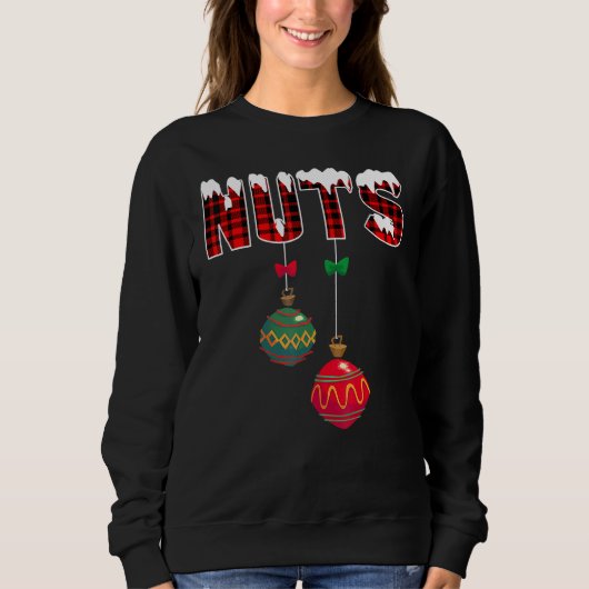 Chest Nuts Matching Chestnuts Christmas Couples Nu Trui (Voorkant)