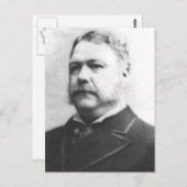 Chester A. Arthur 21st President Briefkaart (Voorkant / Achterkant)