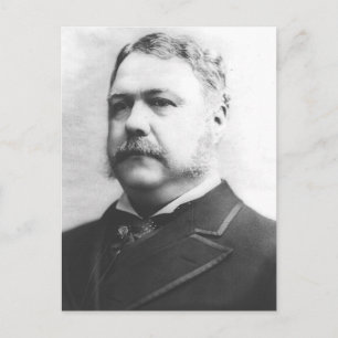 Chester A. Arthur 21st President Briefkaart