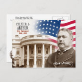 Chester A. Arthur - 21ste President van de VS Briefkaart (Voorkant / Achterkant)
