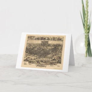 Chester, carte panoramique de PA - 1885