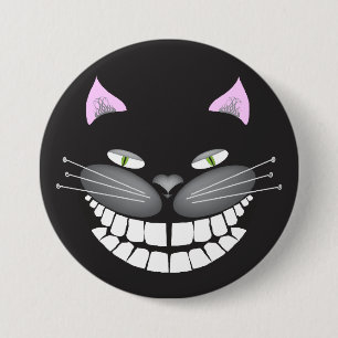 Chester Cheshire Cat op een 3-inch ronde knop Ronde Button 7,6 Cm