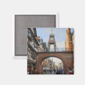 Chester City Walls Clock Magneet (Voorkant / Achterkant)