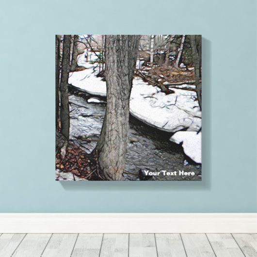 Chester Creek Canvas Afdruk (Insitu (Houten vloer))