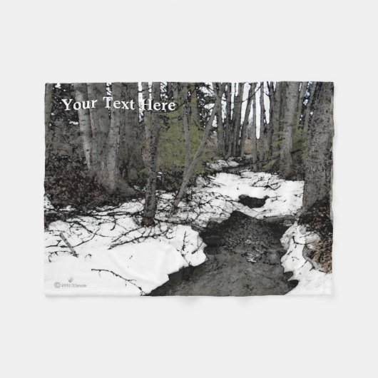 Chester Creek Two Fleece Deken (Voorkant (Horizontaal))