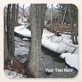 Chester Creek Vierkante Kartonnen Onderzetter (Voorkant)