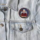Chester de Kat Button Pin (In situ)