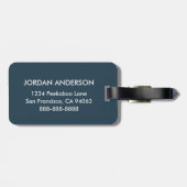 Chester de Rooster Bagagelabel (Achterkant horizontaal)