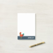 Chester de Rooster Post-it® Notes (Op bureau)