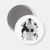 Chester Family Crest Magneet (Voorkant / Achterkant)