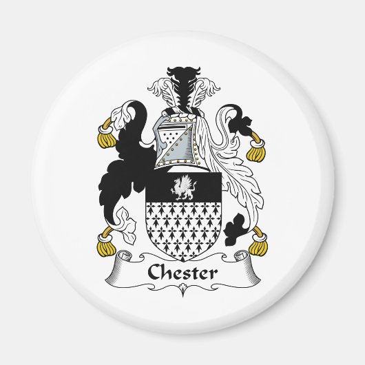 Chester Family Crest Magneet (Voorkant)