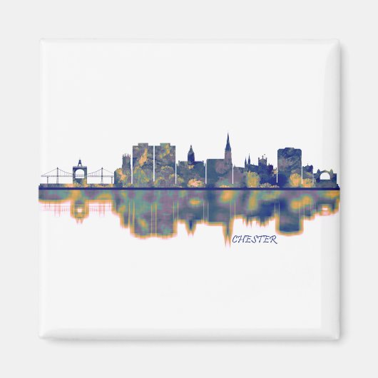 Chester skyline magneet (Voorkant)