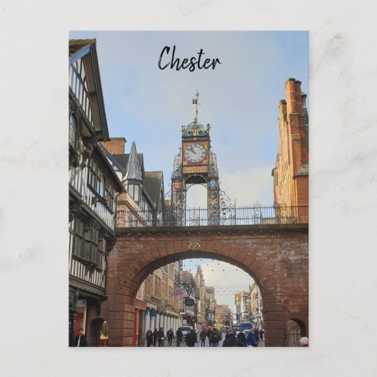 Chester - stadzalen briefkaart (Voorkant)