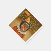 Chester the chimp clown servet (Hoek)