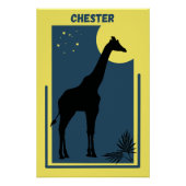 Chester Zoo Groot-Brittannië Giraffe Perfect Poster (Voorkant)