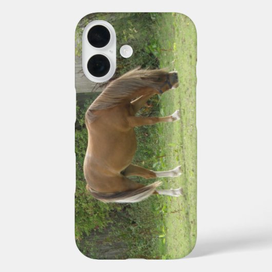 Chesterbruine paard dat graast Case-Mate iPhone case (Achterkant)