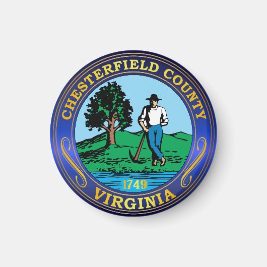 Chesterfield County Magneet (Voorkant)