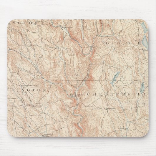 Chesterfield, Massachusetts Muismat (Voorkant)