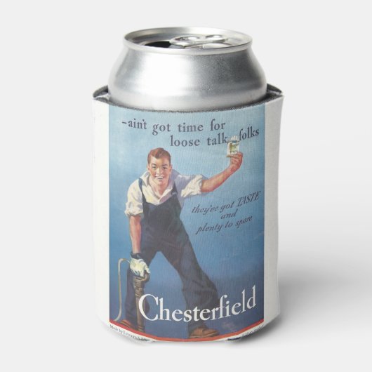 Chesterfield sigaretten advertentie Blikjeskoeler (Blikje Voorkant)