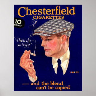 Chesterfield Sigaretten Amazing Commercial Poster