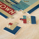 Chestertown Jigsaw Puzzle Voilier Retro Maryland (Côté)