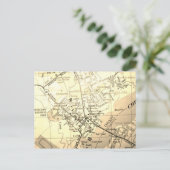 Chestertown, MD  Map Briefkaart (Staand voorkant)