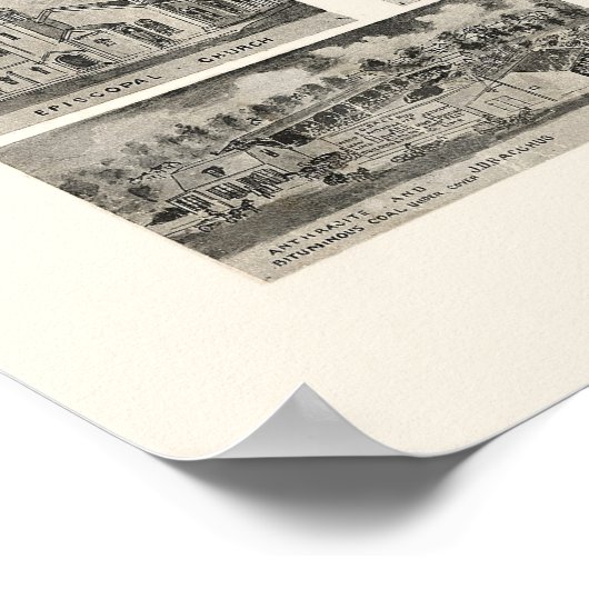 Chestertown, MD Panoramic Map - 1907 Poster (Hoek)