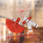 Chestita Baba Marta Martenitsas Raamsticker (Vel 2)