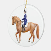 Chestnut Dressage Horse Ornament (Links)