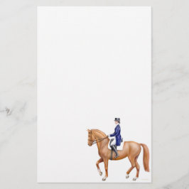 Chestnut Dressage Horse Stationery Briefpapier
