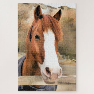 CHESTNUT HORSE LEGPUZZEL