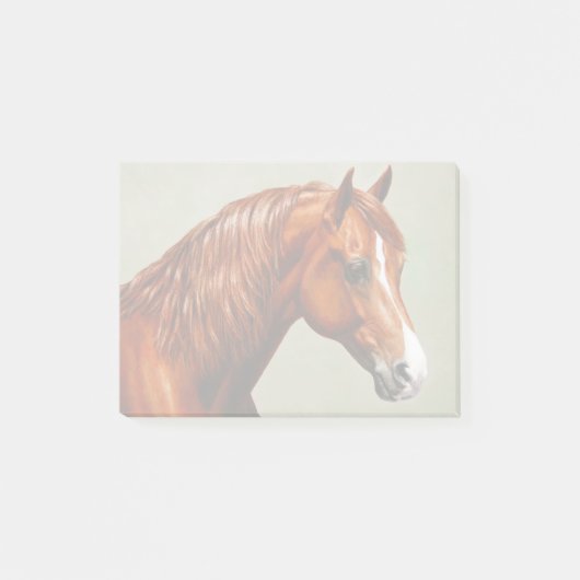 Chestnut Morgan Horse Post-it® Notes (Voorkant)