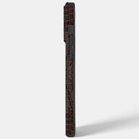 Chestnut Nile Crocodile Texture Print Case-Mate iPhone Case (Achterkant / Links)