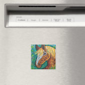 Chestnut Paard Magneet (Insitu (Vaatwasser))