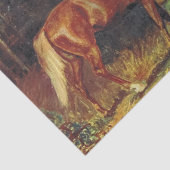 Chestnut Paard Tissuepapier (Detail)