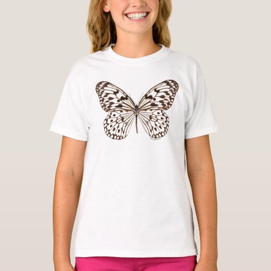 Chestnut Tiger Butterfly T-shirt (Voorkant)