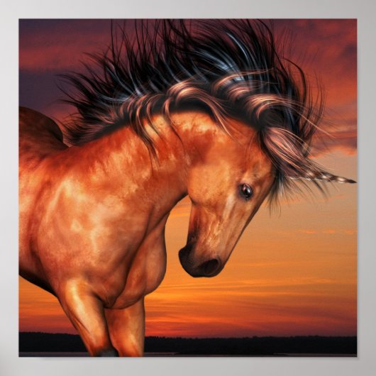 Chestnut Unicorn Poster (Voorkant)
