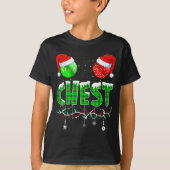 Chestnuts Matching Family Funny Chest Nuts Christm T-shirt (Voorkant)