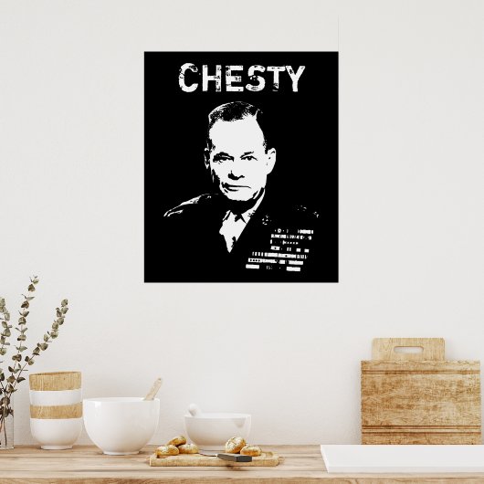 Chesty Puller Poster (Keuken)