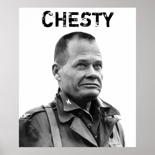 "Chesty" Puller Poster (Voorkant)