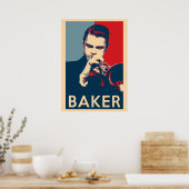 Chet Baker Hope Sizes of Jazz History Poster (Keuken)