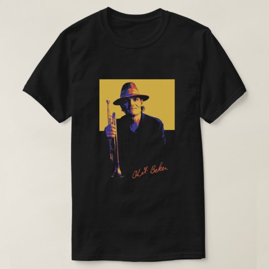 Chet Baker T-shirt (Design voorkant)